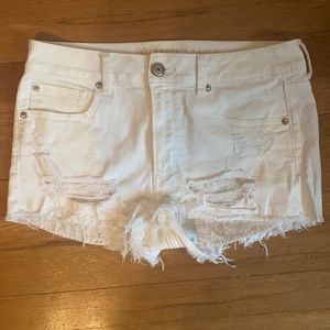 American Eagle White Shorts